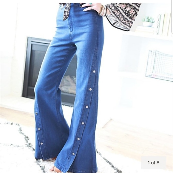 flying tomato bell bottom jeans